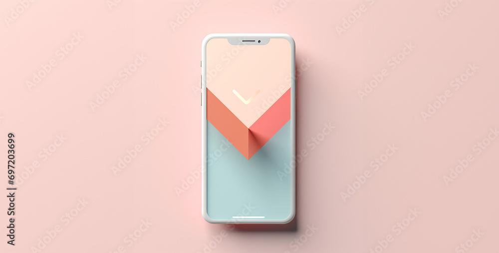 phone with screen, Simple mobile phone mockup arrow going outward phone with screen, Simple mobile phone mockup arrow going outward