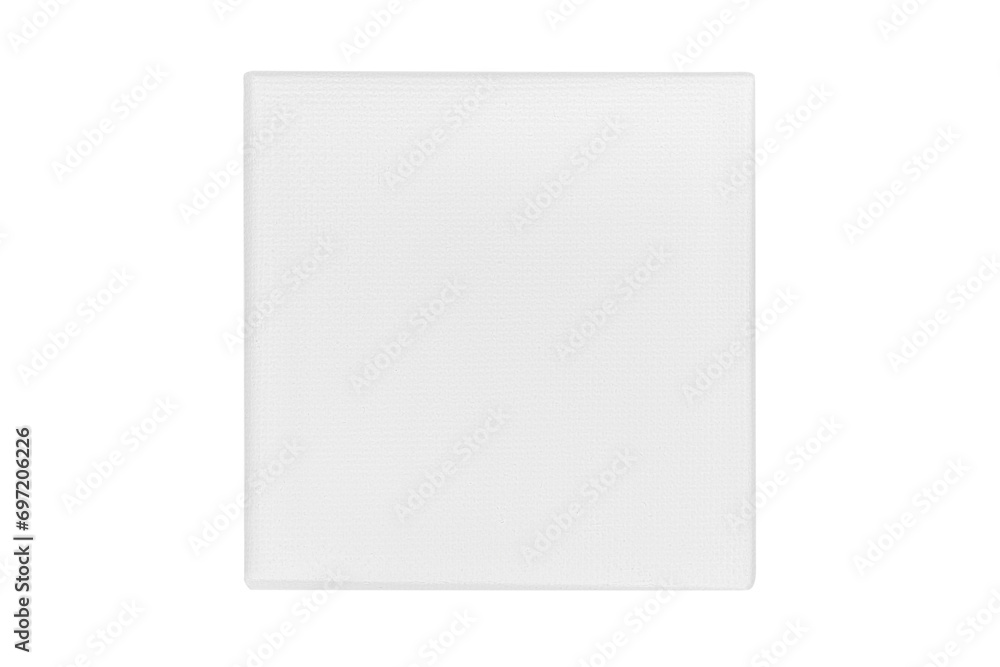 Miniature canvas painting on empty background Miniature canvas painting on empty background