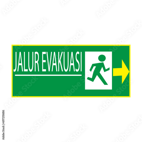 evacuation route