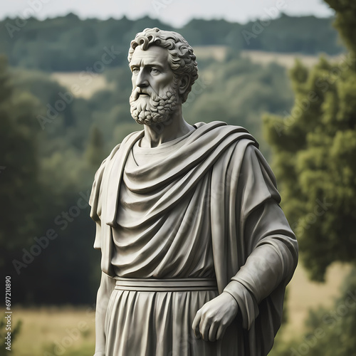 stoic  philosopher  contemplation  stoicism  thought  modern  renaissance  Greek  statue  philosophy  sculpture  thinking  history  ancient   Marble statues  Stoic philosophy  Marcus Aurelius