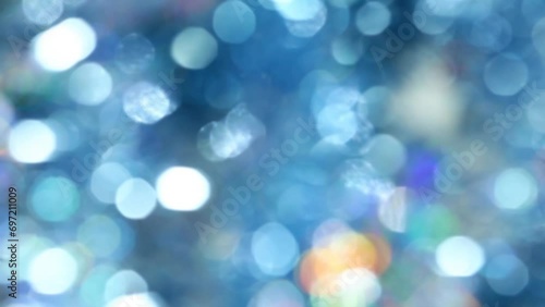 footage of blue bokeh background
