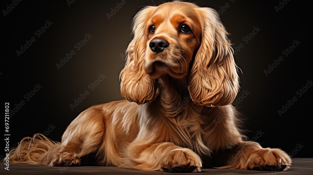 Naklejka premium cocker spaniel puppy