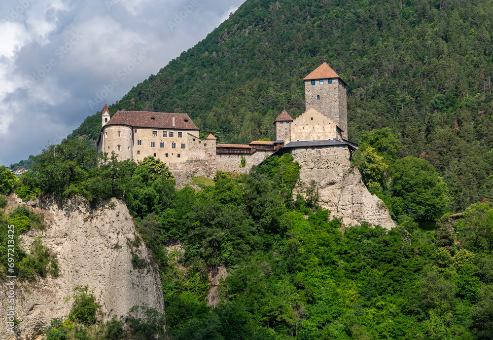 Tyrol Castle in South Tyrol. The Castle is home to the South Tyrolean Museum of Culture and Provincial History. Trentino Alto Adige,northern Italy