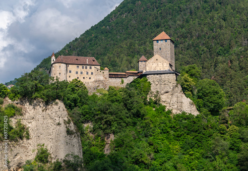 Tyrol Castle in South Tyrol. The Castle is home to the South Tyrolean Museum of Culture and Provincial History. Trentino Alto Adige northern Italy