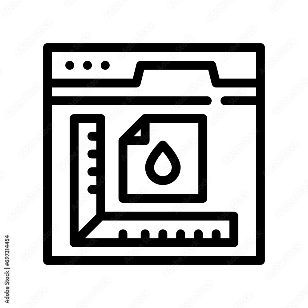 size line icon size line icon