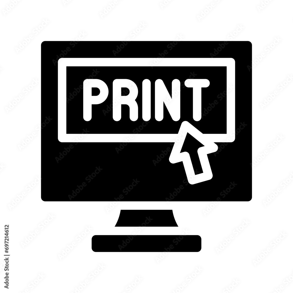 print glyph icon print glyph icon