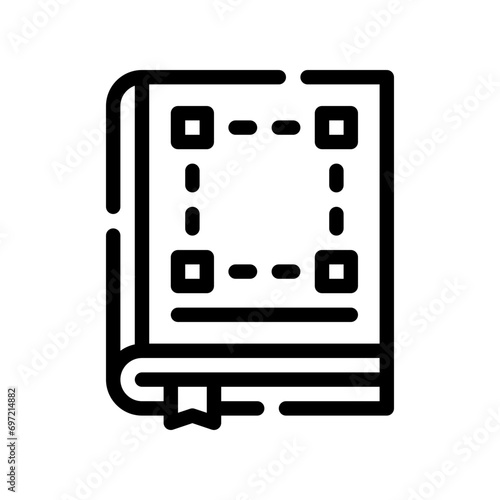 editorial design line icon