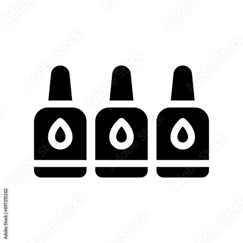 printer cartridges glyph icon