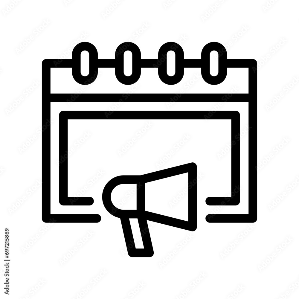 calendar line icon calendar line icon