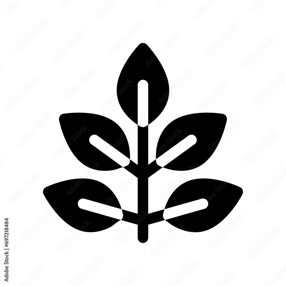 Naklejka premium eucalyptus glyph icon