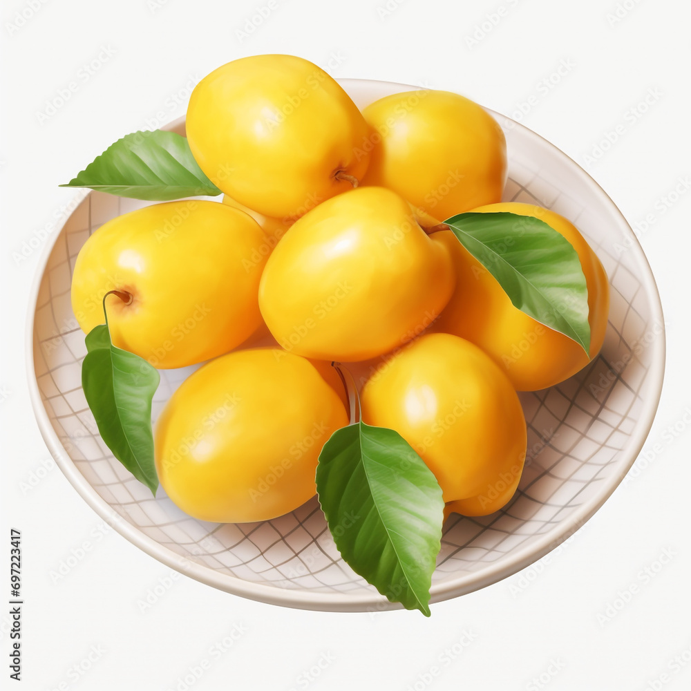 Delicious Plate of Mangos fruits Isolated on a Transparent Background created with Generative Ai Delicious Plate of Mangos fruits Isolated on a Transparent Background created with Generative Ai