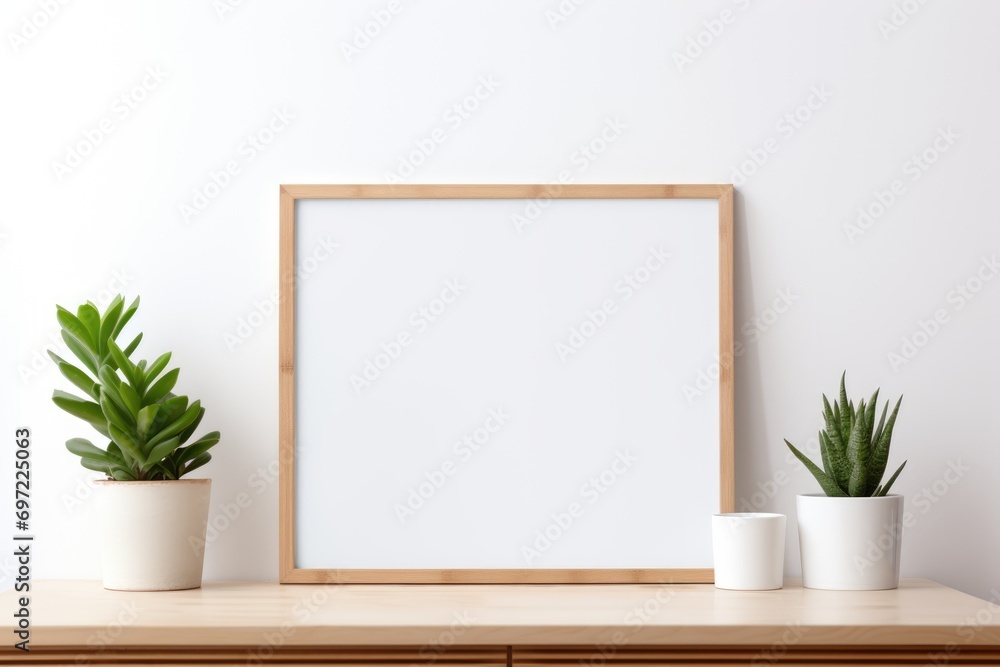 Blank Canvas Inspiration: Mockup for Wood Painting Frame with White Background - Create a Conceptual Interior Decor Display, Adding Artistic Style to Your Home with Neutral Colors.
Blank Canvas Inspiration: Mockup for Wood Painting Frame with White Background - Create a Conceptual Interior Decor Display, Adding Artistic Style to Your Home with Neutral Colors.