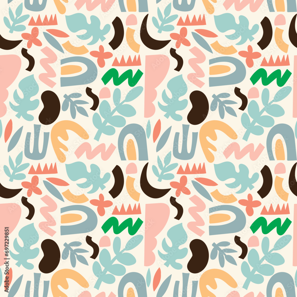 seamless pattern with cats seamless pattern with cats