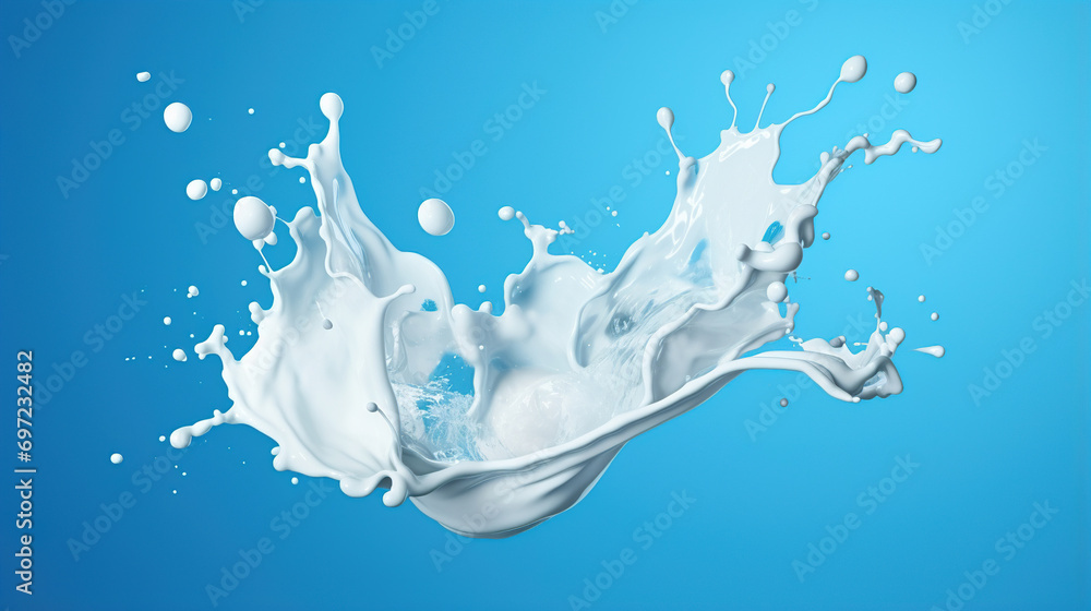 splash of milk. Generative Ai