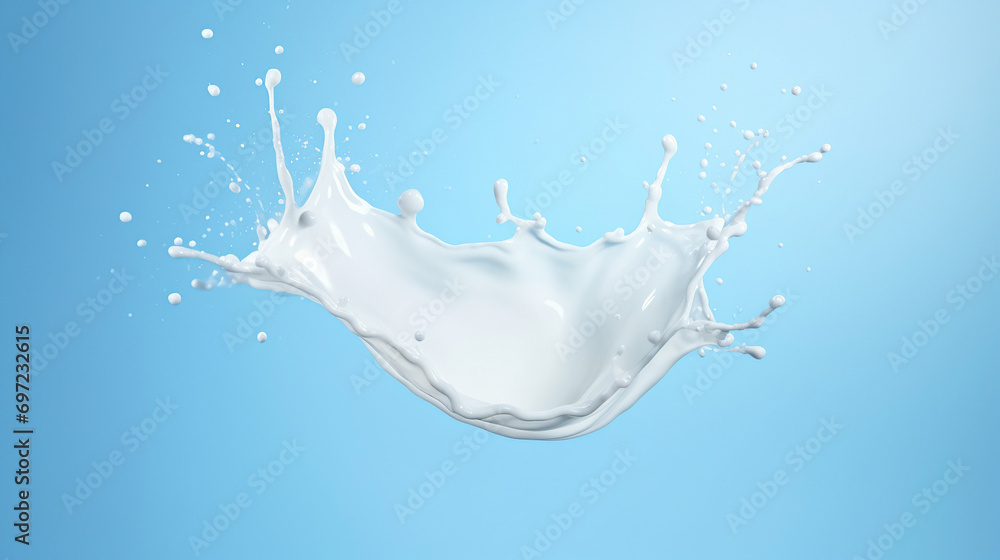 splash of milk. Generative Ai