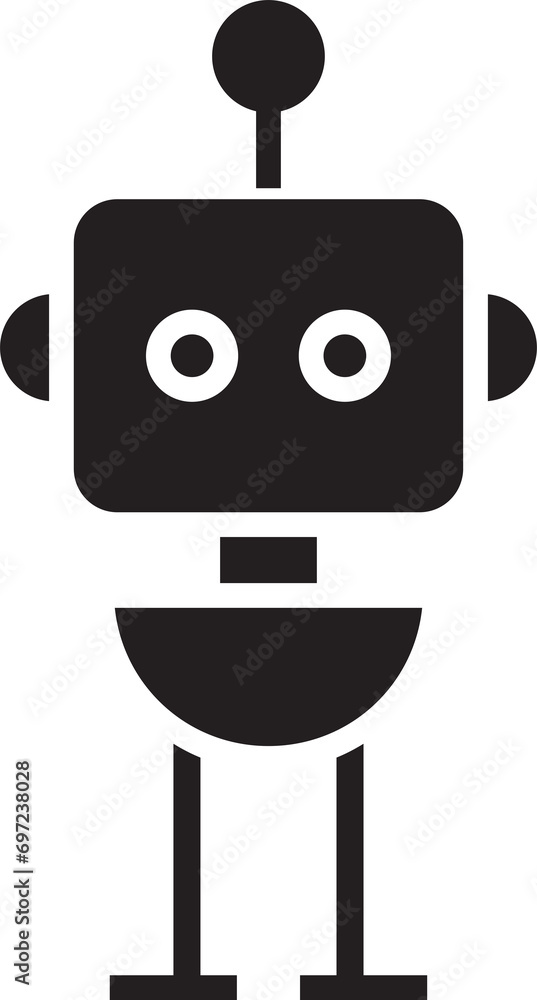 Robot Character Icon
