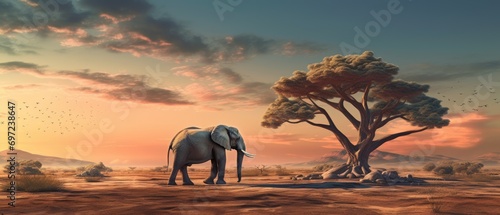 Elephant in africa