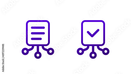 compiling data icons, collect data vector