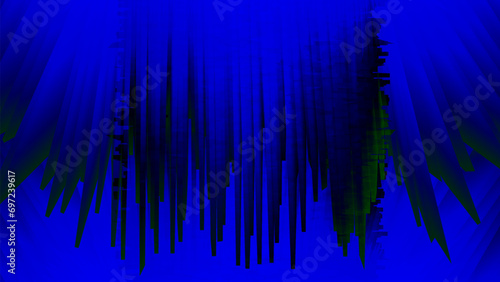 blue and green abstract background with a large tree forest design , abstract background with splashes