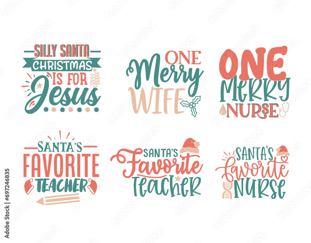 Set of Christmas quotes sayings and phrase typography handwriting bundle collection vector Set of Christmas quotes sayings and phrase typography handwriting bundle collection vector