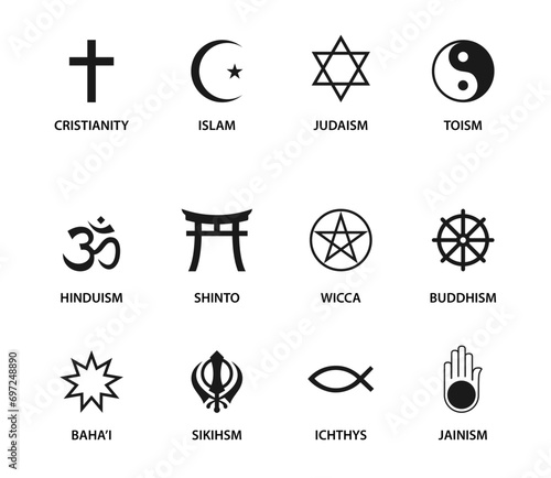 religious sign and symbols photo