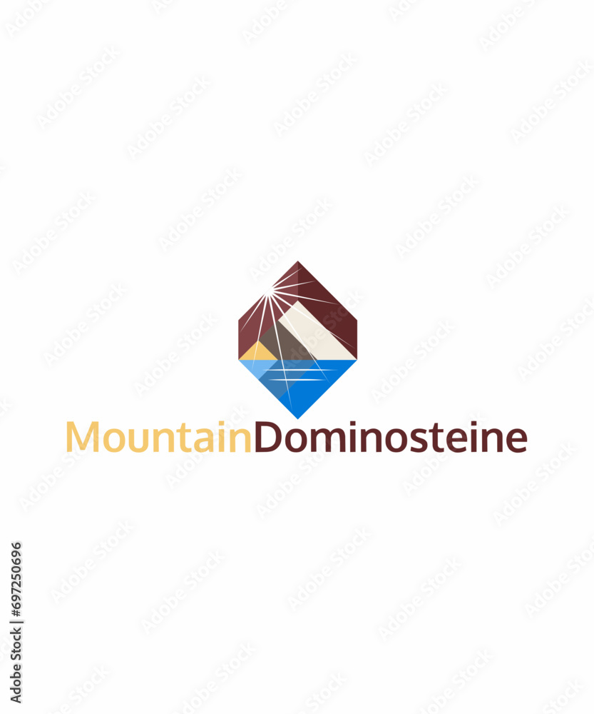 Mountain Dominosteine Logo