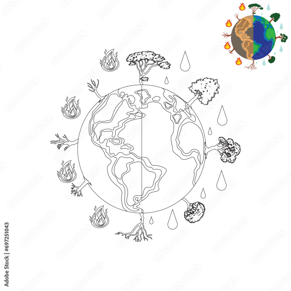 save the planet pattern 
