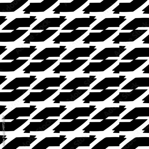 Abstract Shapes.Vector Seamless Black and White Pattern.Design element for prints  decoration  cover  textile  digital wallpaper  web background  wrapping paper  clothing  fabric  packaging  cards  ti