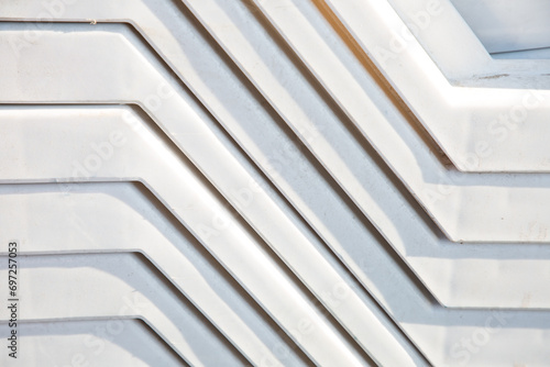 White texture with stripes, white plastic stripes