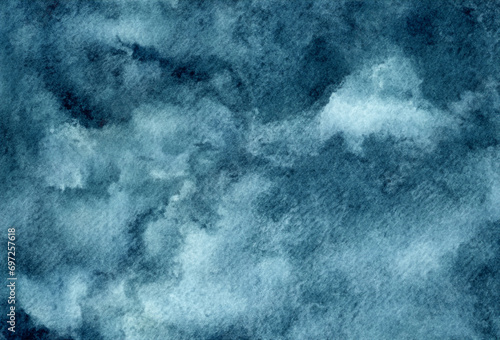 blue abstract watercolor background © Shariq .B