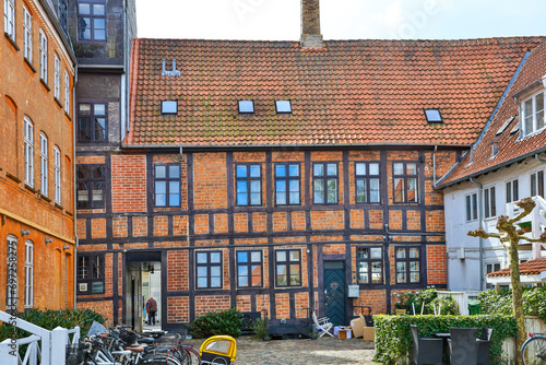 Photos Denmark Roskilde city view on a sunny spring day