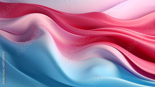 Abstract geometric background with flowing lines. Ai generated image.