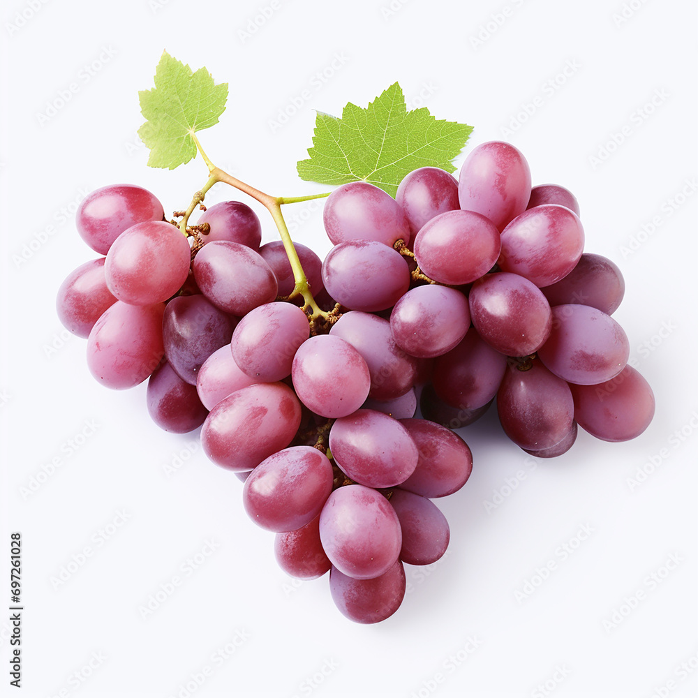 Fototapeta premium Grapes isolated on a white background