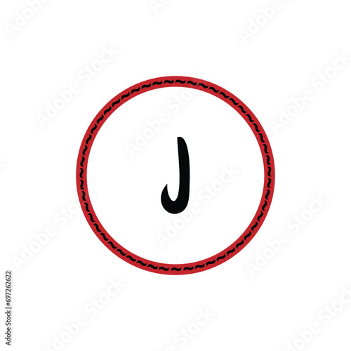 Initial Letter Logo J Template Vector Design