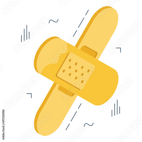 Perfect design icon of first aid bandages

