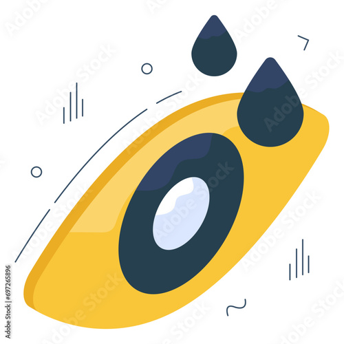 Premium download icon of eye drops 

