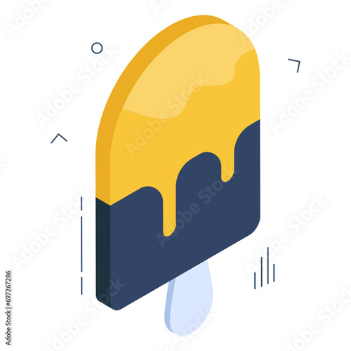 A yummy icon of ice pop