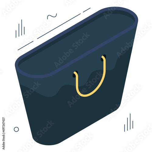 An icon design of women bag 