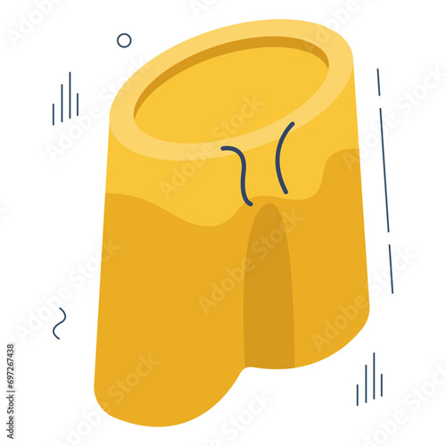 Menswear nicker, isometric design icon of sports attire