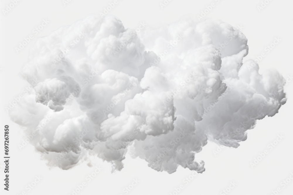 A cloud of white smoke is coming out of a chimney. Can be used to depict a cozy winter scene or to symbolize warmth and comfort A cloud of white smoke is coming out of a chimney. Can be used to depict a cozy winter scene or to symbolize warmth and comfort