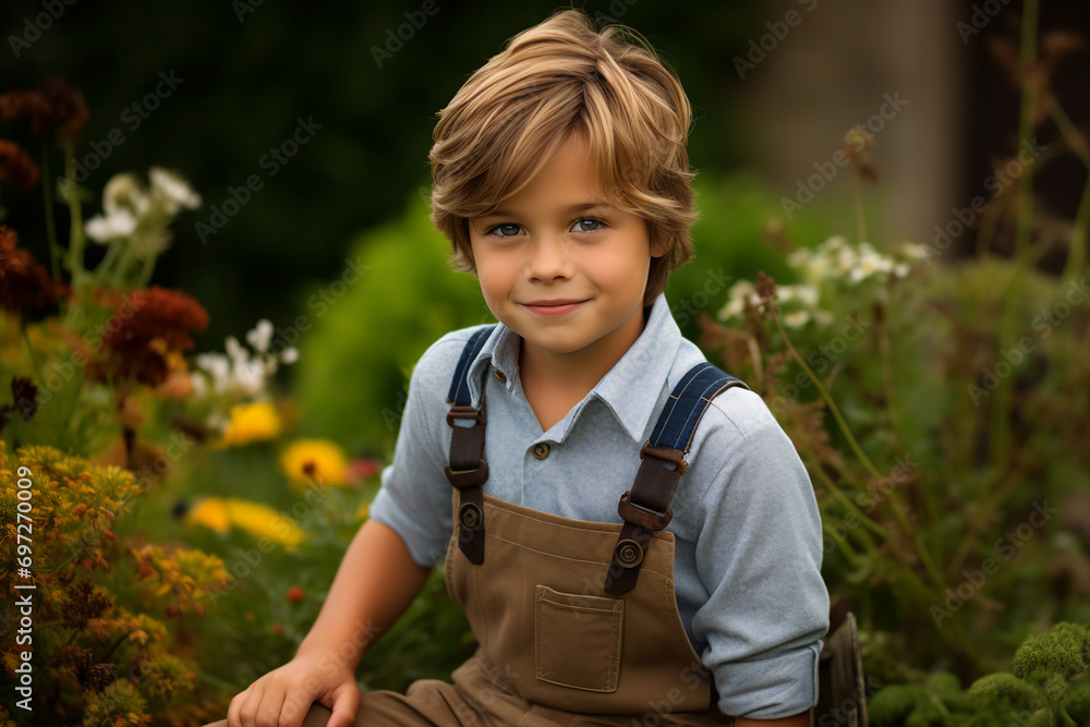 Human connected with nature close to earth occupation farmer gardener florist Generative AI Human connected with nature close to earth occupation farmer gardener florist Generative AI