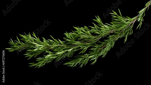 A branch of a tree with vibrant green leaves. Suitable for nature-themed designs and illustrations