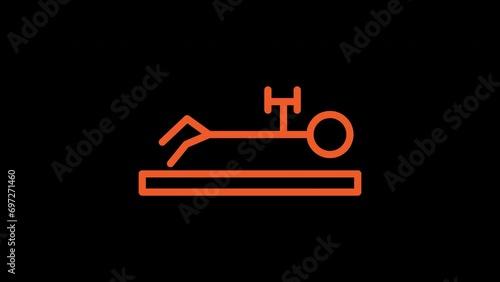 Wallpaper Mural Action Fitness Gymnastic Outline Icon Torontodigital.ca