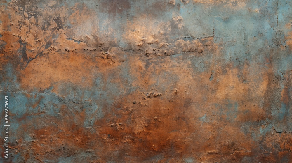 A picture of a rusted metal surface with visible rust. This image can be used to depict decay, aging, or industrial settings A picture of a rusted metal surface with visible rust. This image can be used to depict decay, aging, or industrial settings