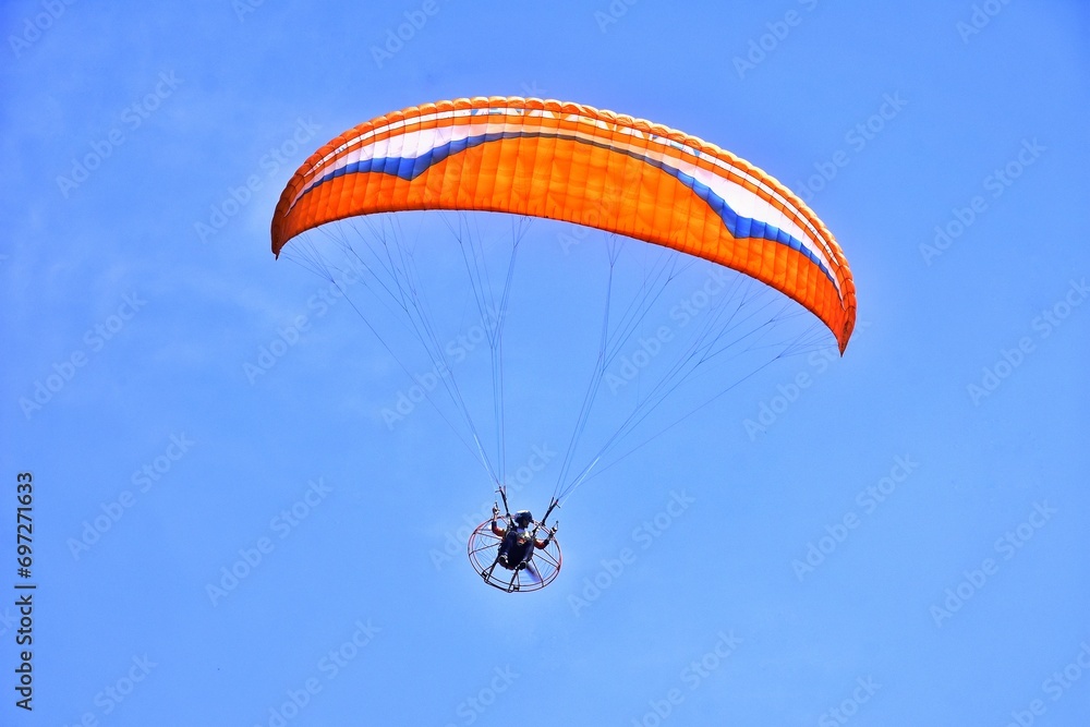 Paragliding is one of the extreme sports of Indonesian society which takes off from the peak of Mount Paragliding is one of the extreme sports of Indonesian society which takes off from the peak of Mount
