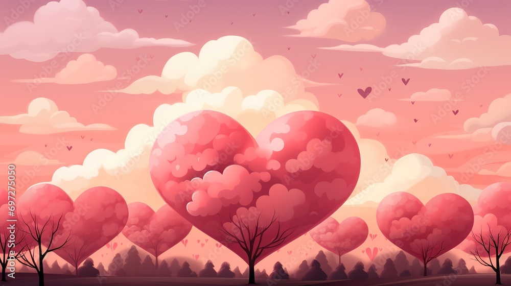 Creative Manipulation of Background Wallaper for Valentines Day