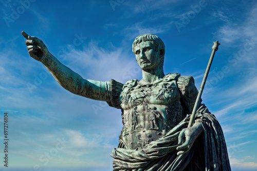 Photos Julius Caesar, ancient statue in Rome, Italy