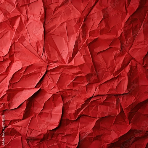 Wallpaper Mural Blank Red Paper Is Crumpled Texture Background. Crumpled Paper Texture Backgrounds for Various Purposes Torontodigital.ca