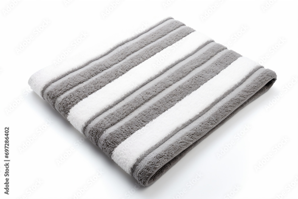 a towel is laying on a white surface a towel is laying on a white surface