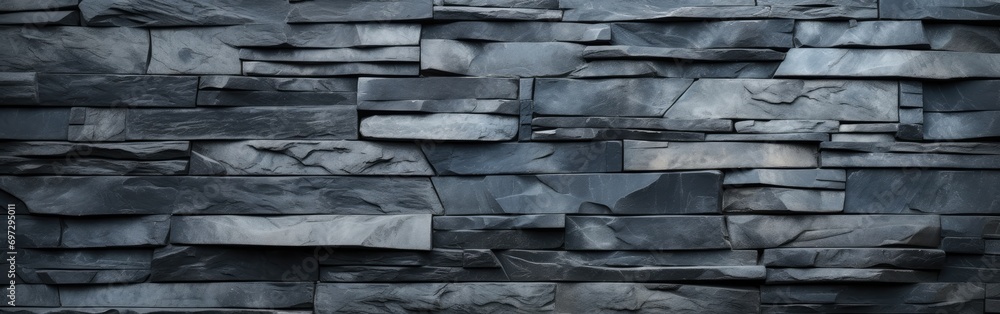 Gray slate texture, slate wall Gray slate texture, slate wall